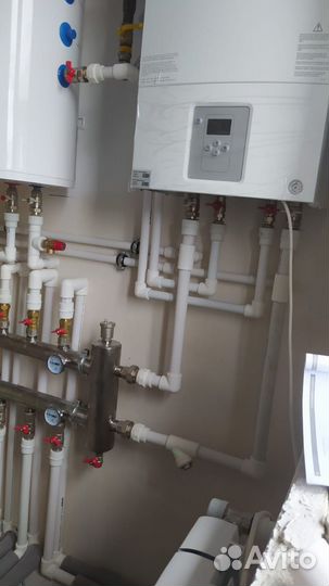 Монтаж отопление и водоснабжение