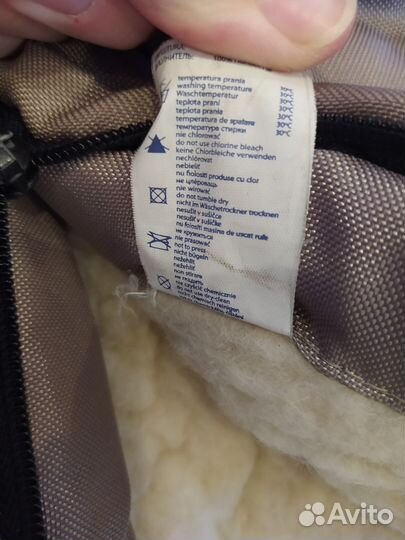 Конверт зимний на овчине в коляску