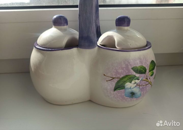 Солонка и сахарница бу