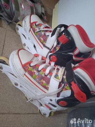 Ролики раздвижные до 36 размера