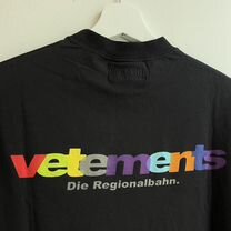 Vetements SS18 Die Regionalbahn Black T-shirt