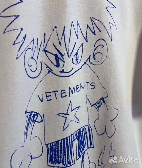 Футболка vetements оверсайз Anime