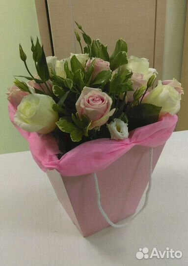 Цветы розы букет