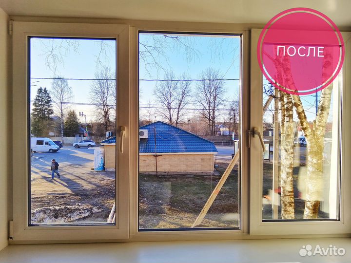 Мытье окон в квартире