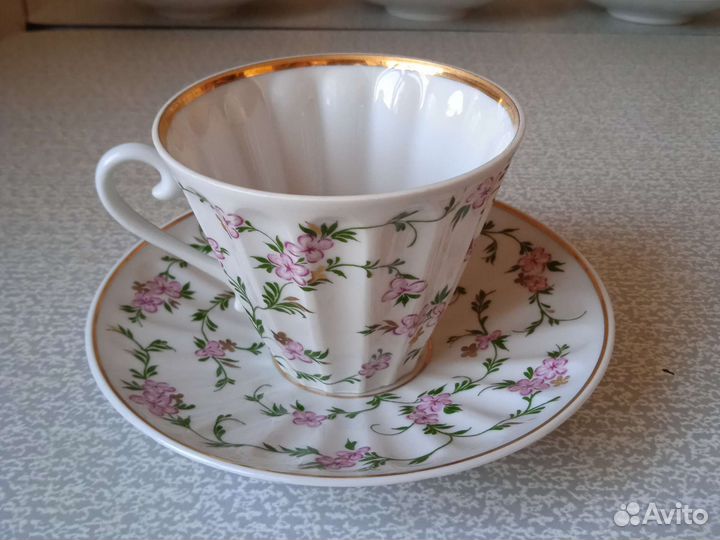 Чайная пара фарфор лфз