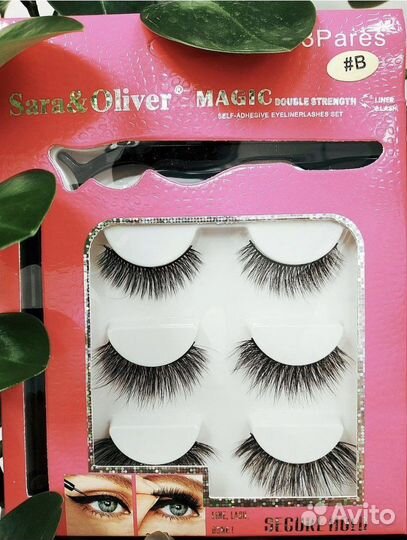 Накладные ресницы ленточные