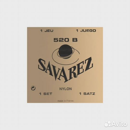 Струны для гитары Savarez 520B Traditional White