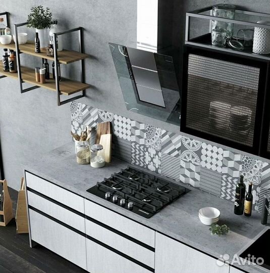 Современная кухня на заказ мдф фасады