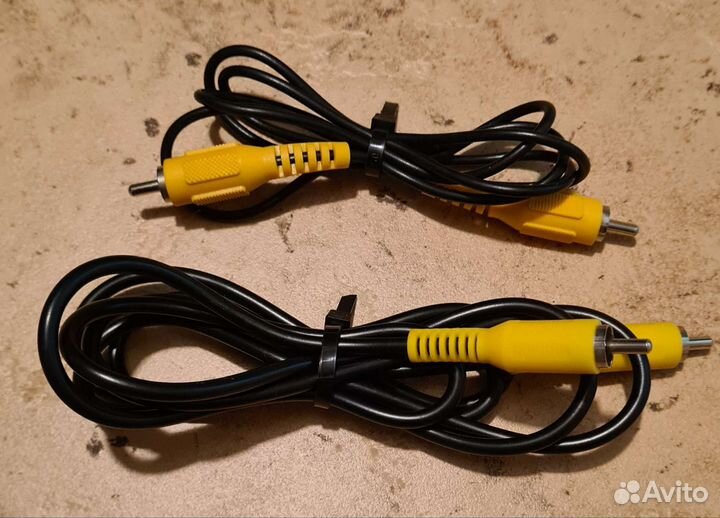 Аудио-видео кабели разные, тюльпан