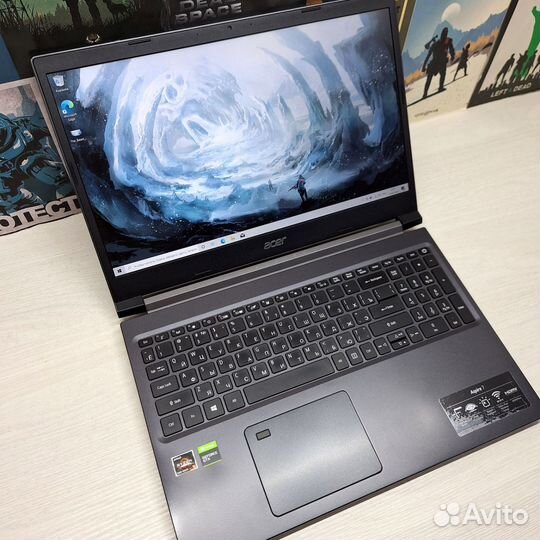 Игровой ноутбук Acer/GTX1650/ryzen/SSD/8GB