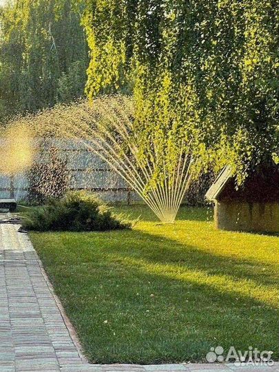 Рулонный газон Укладка Автополив