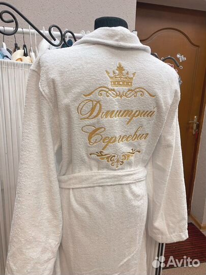 Халат с вышивкой на заказ