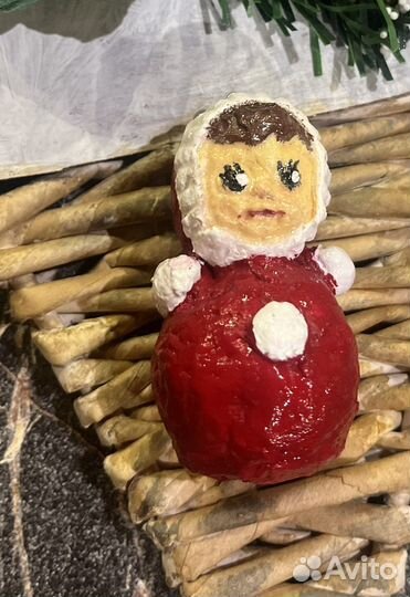 Ватные елочные игрушки новые