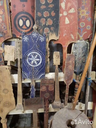 Прялки Резные и Расписные 19 век