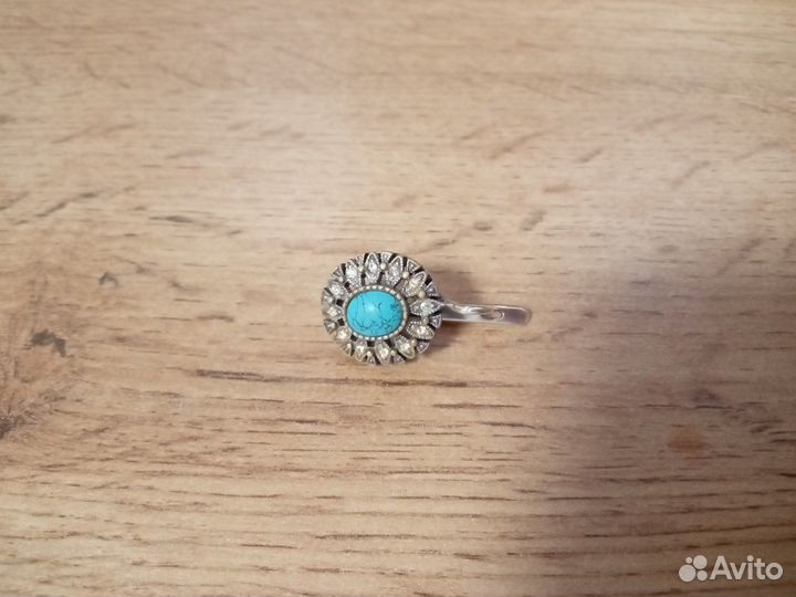 Комплект бижутерии с бирюзой СССР