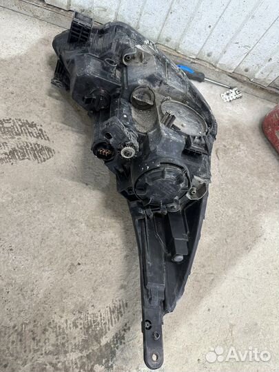 Hyundai solaris фара левая оригинальная бу