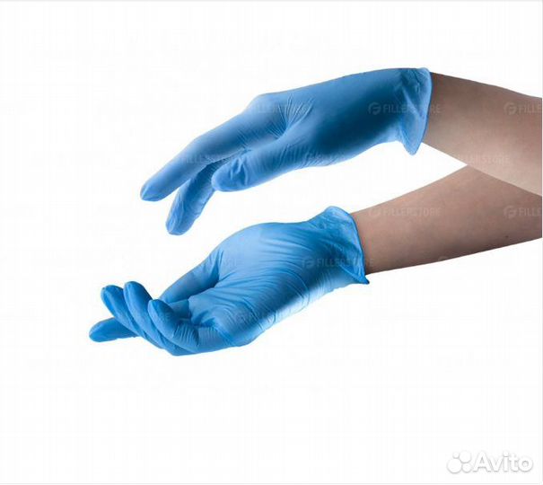 Перчатки нитровиниловые Benovy Nitrovinyl 50 пар