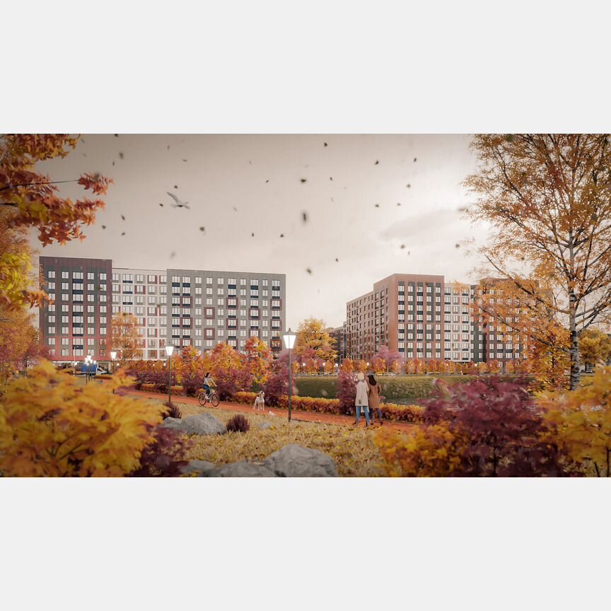 1-к. квартира, 44,9 м², 8/9 эт.