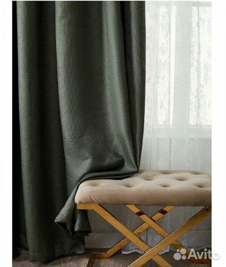 Шторы новые рогожка