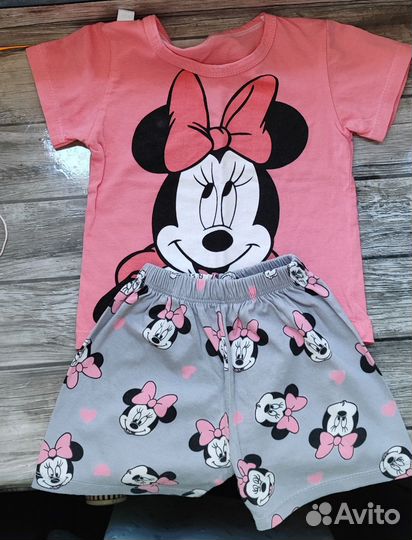 Футболка с шортами для девочки