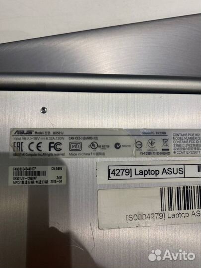 Ноутбук Asus UX501J