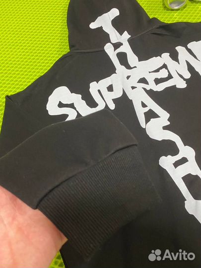 Зип худи Supreme x thrasher (На руках)