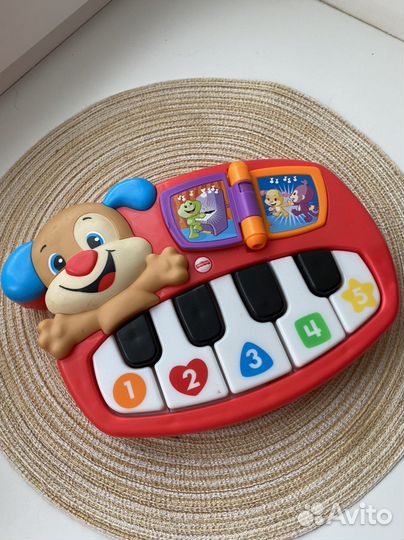 Веселый горшочек Fisher Price, робот Бибо, пианино