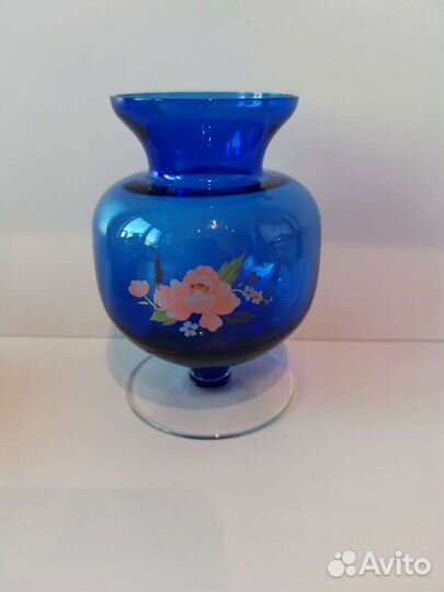 Посуда из цветного стекла СССР