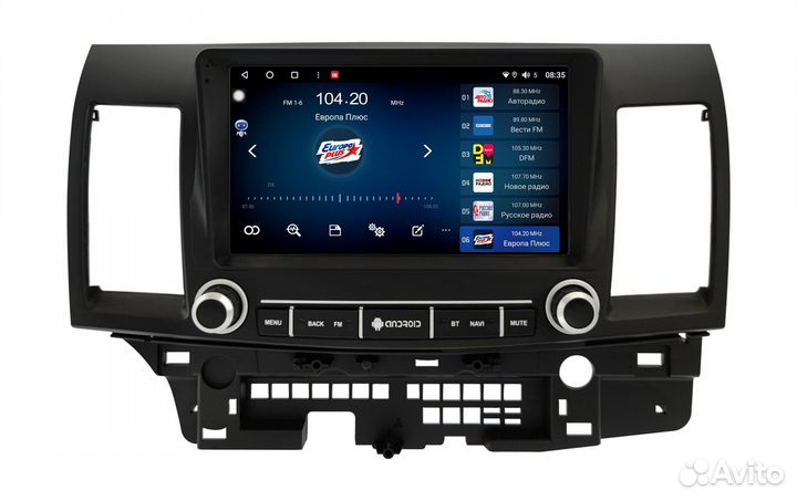 Штатные андроид магнитолы для Mitsubishi Lancer 10