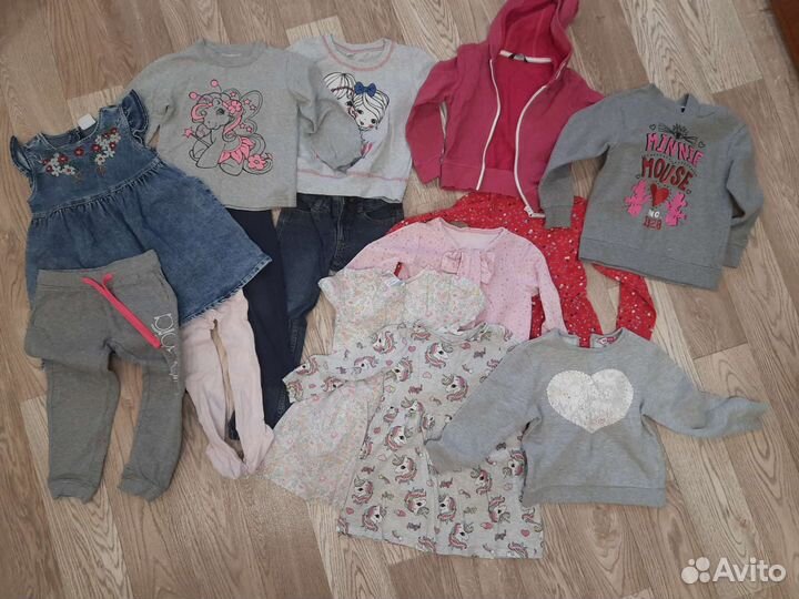 Вещи пакетом на девочку 104-110