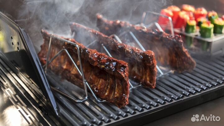 Подставка Char-Broil Grill+ для ребер и жарки