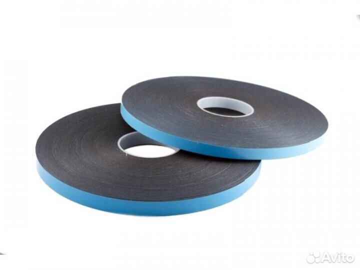 Скотч для самоклейки 19мм.(синий)