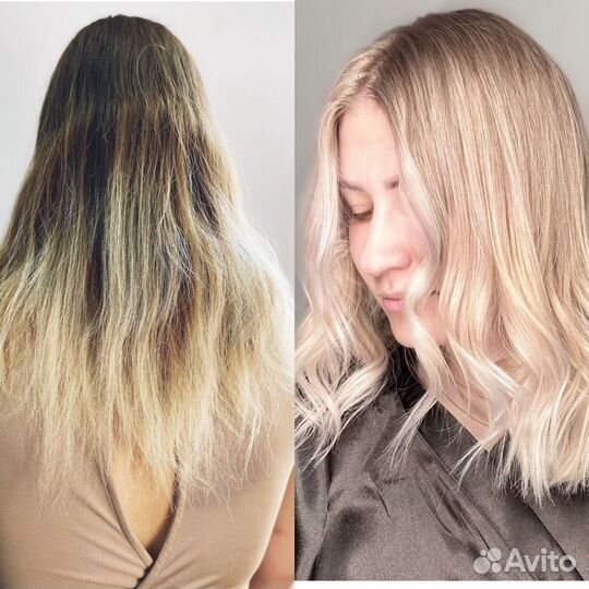 Сложное окрашивание волос