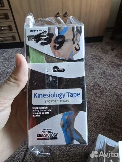 5 упаковок Кинезио тейп Kinesiology Tape 5см х 5ме