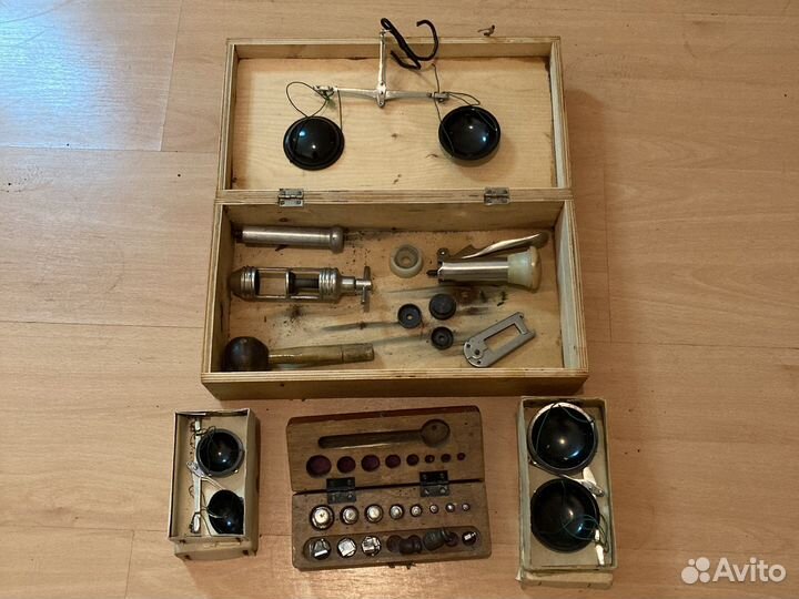 Весы, гири, набор охотника