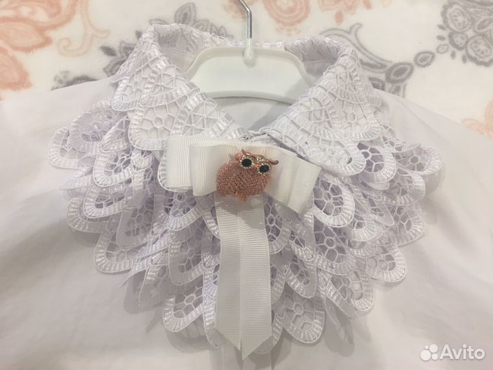 Школьная блузка белая