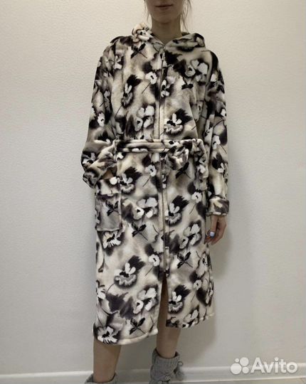 Турецкий халат на молнии