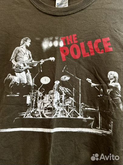 The Police.хлопковая футболка:мерч. S/M
