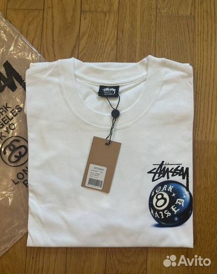 Футболка Stussy 8ball Born x Raised SS23 Tee