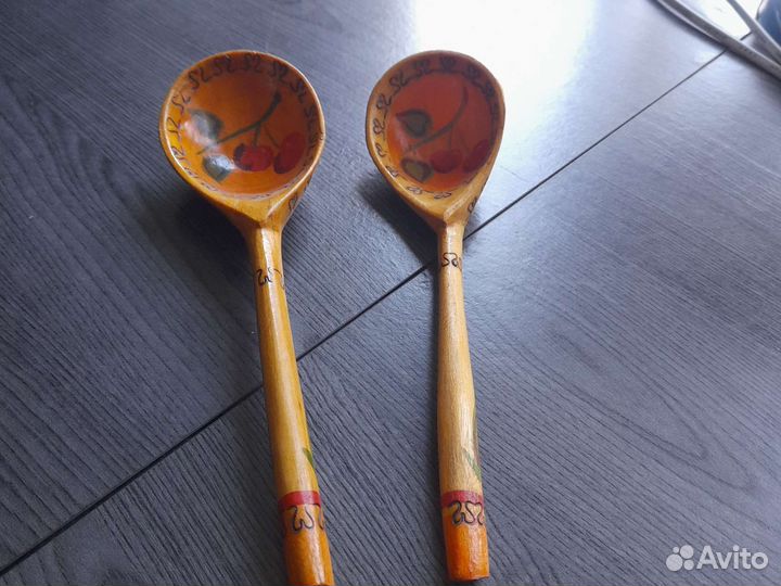 Деревянные ложки советские 4шт