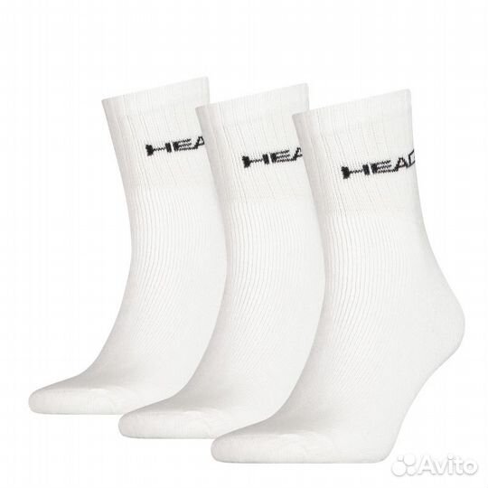 Носки head Short Crew 3P Белые (39-42)
