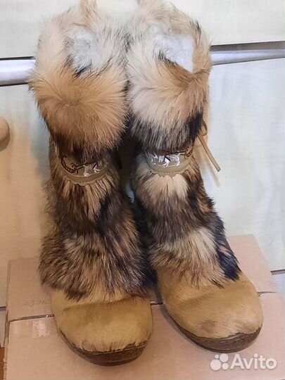 Сапоги зимние с мехом