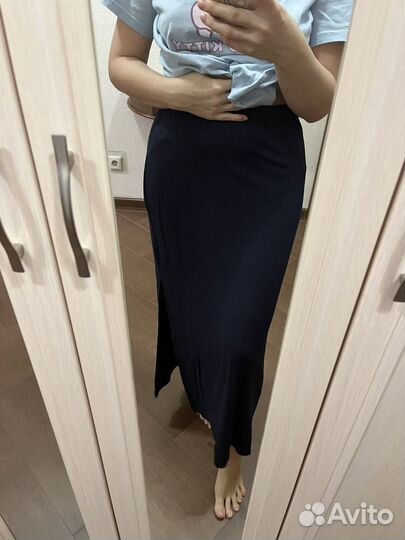 Юбка макси orsay с вырезом сбоку