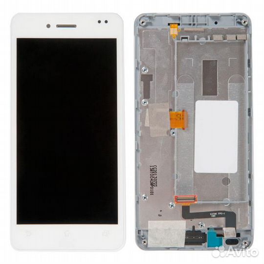 Дисплей Asus PadFone Infinity 2 белый+рамка Orig