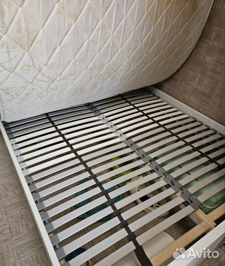 Матрас Аскона 140х200 и кровать Икеа