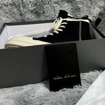 Rick owens ramones canvas high