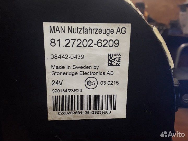 Панель приборов Ман Тгл man tgl