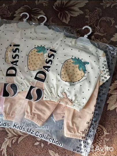 Комплект двойка для девочек 74-80