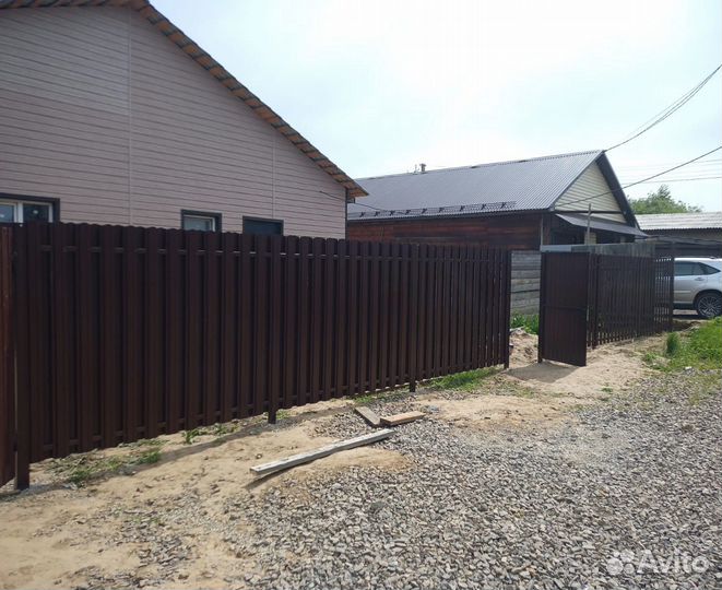 Монтаж заборов