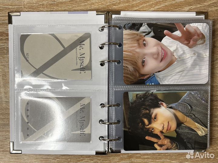 Bts биндер для карт юнги